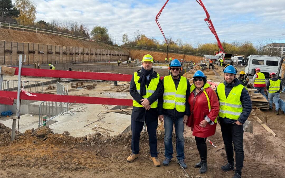 První kontrolní den na stavbě